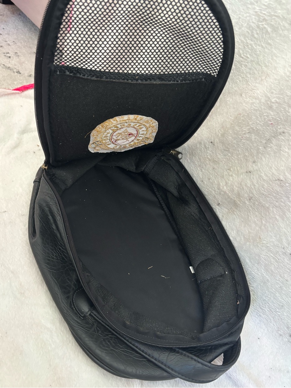 2001 83rd PGA Championship Atlanta Athletic Club Black Bag , Black Leather - Picture 3 of 5